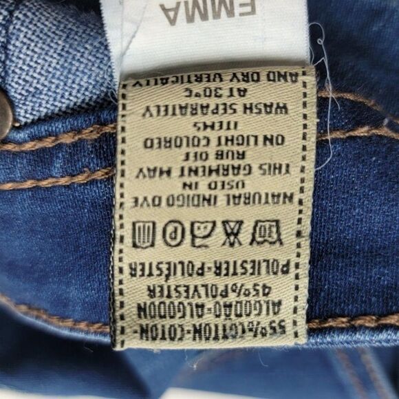 DL1961 Emma Skinny Jeans Women's Size 25 Medium Wash Blue Stretch 28X28 - Picture 8 of 14